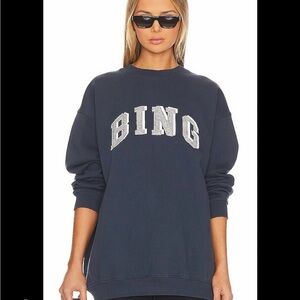 Anine BING Tyler Sweatshirt in NAVY